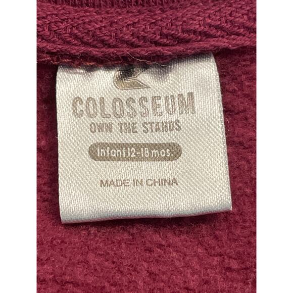 Texas A&M 12-18 months full zip fleece bomber jacket by Colosseum - Picture 3 of 7